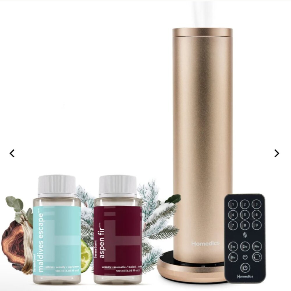 SereneScent™ Waterless Home Fragrance Diffuser & Oils Set